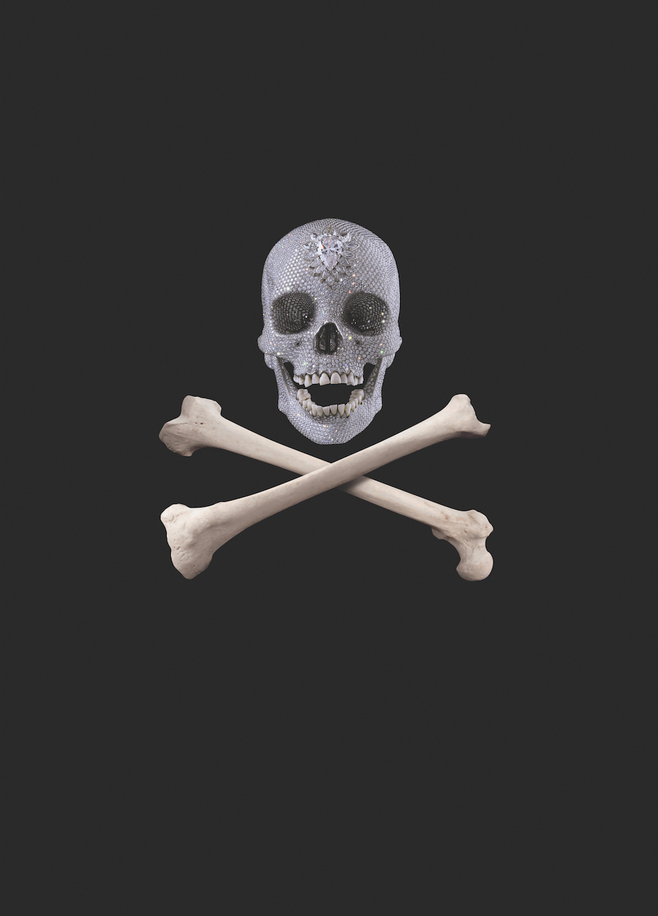 Gold Skull On black Plinth brand new